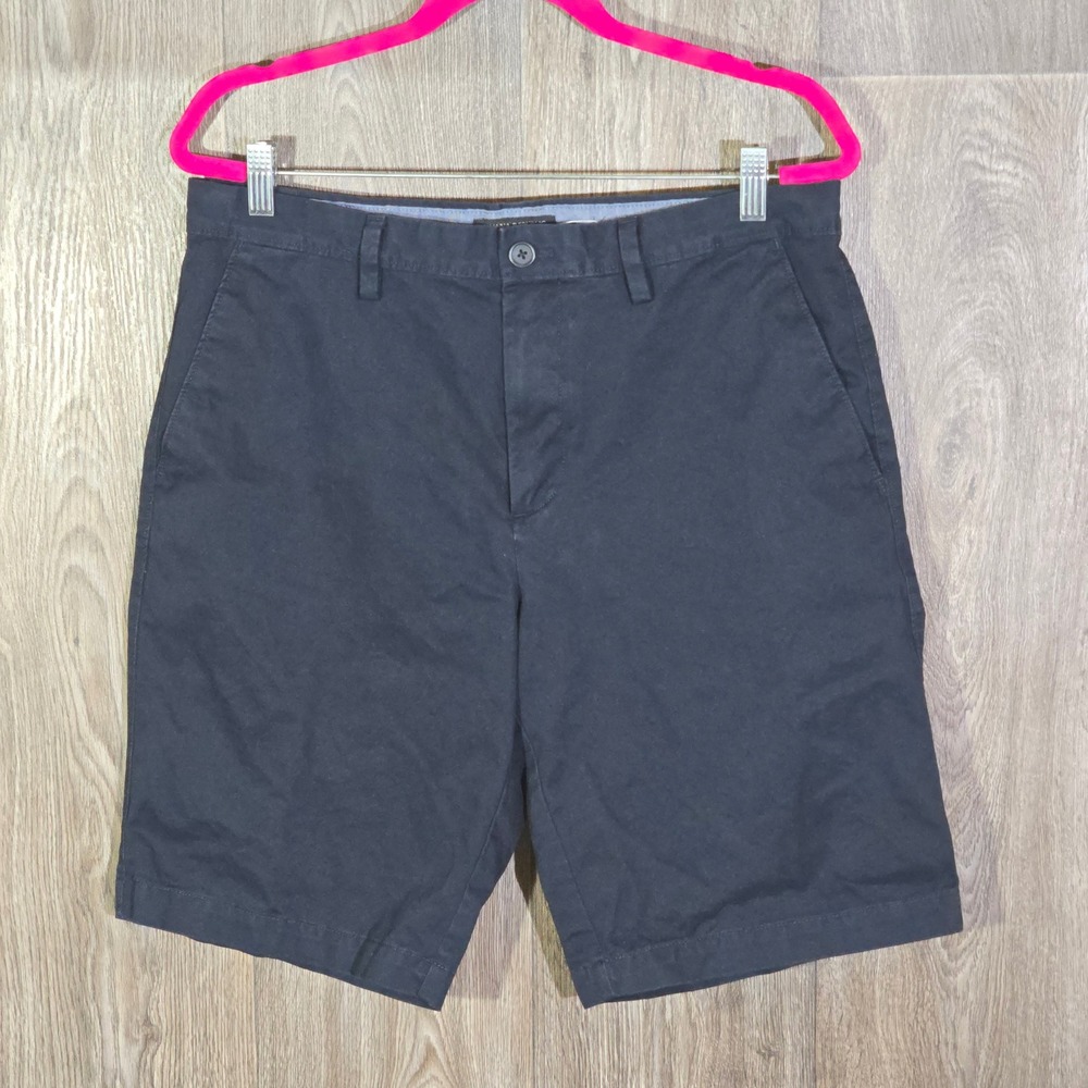 Banana‎ Republic Emerson Short Chino Shorts 33 Navy Blue Mens 9 Inch Inseam